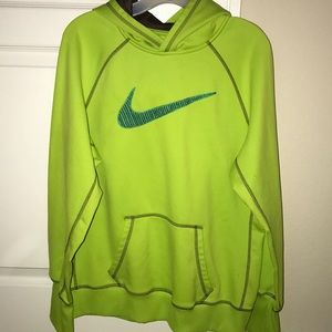 Nike Therma Fit Sweatshirt Lime Green